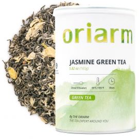 Genmaicha Japanese green tea with toasted brown rice from Shizuoka Japan