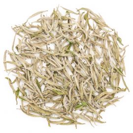 Fuding Silver Needle White Tea Baihao Yinzhen loose leaf buds from Fujian China