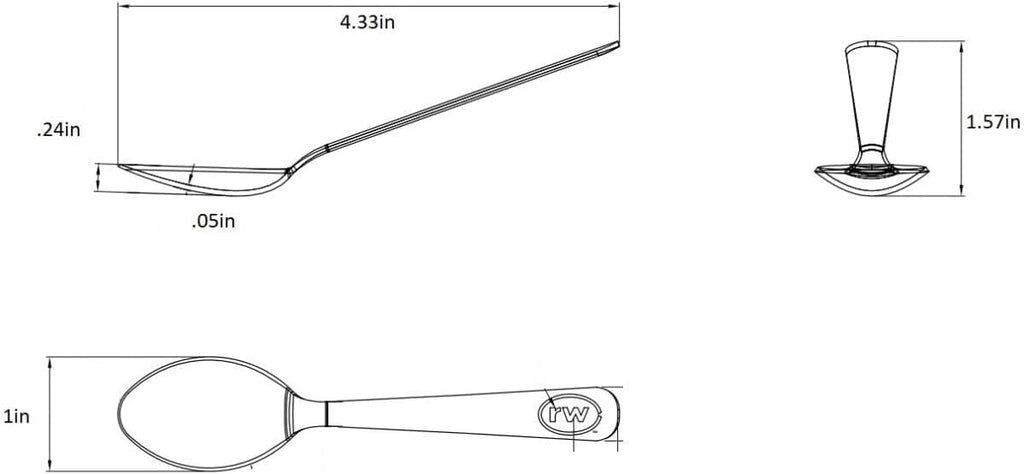 Rattleware Professional Coffee Cupping Spoon – Stainless Steel Barista Stirrer