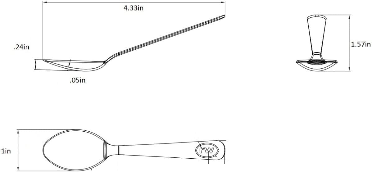 Rattleware Professional Coffee Cupping Spoon – Stainless Steel Barista Stirrer