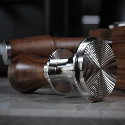 KNODOS 54mm Breville Espresso Accessories Kit - 6 Pcs Portafilter, Tamper, Distributor & Knock Box Organizer