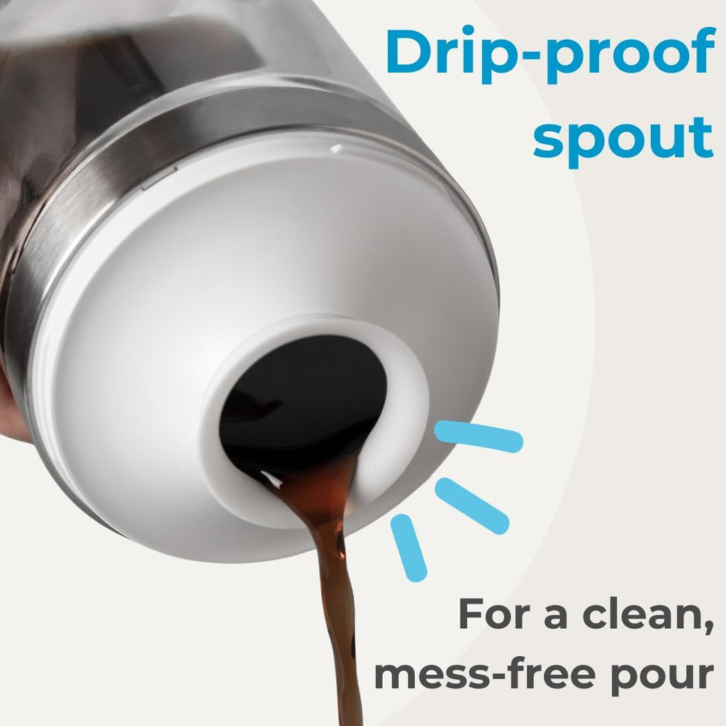 Shelbru Cold Brew Coffee Maker Set — Brewer & Carafe