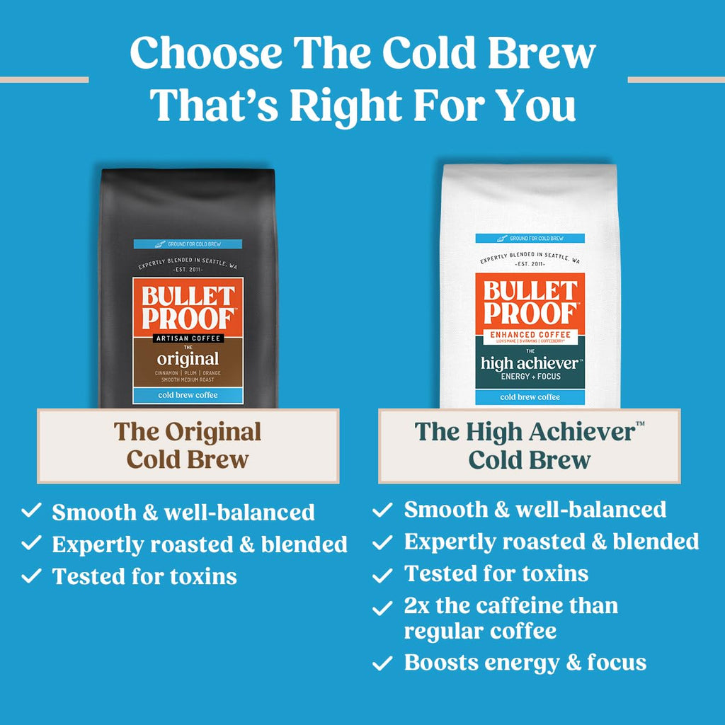 Bulletproof Original Cold Brew Coffee — Medium Roast, 12oz