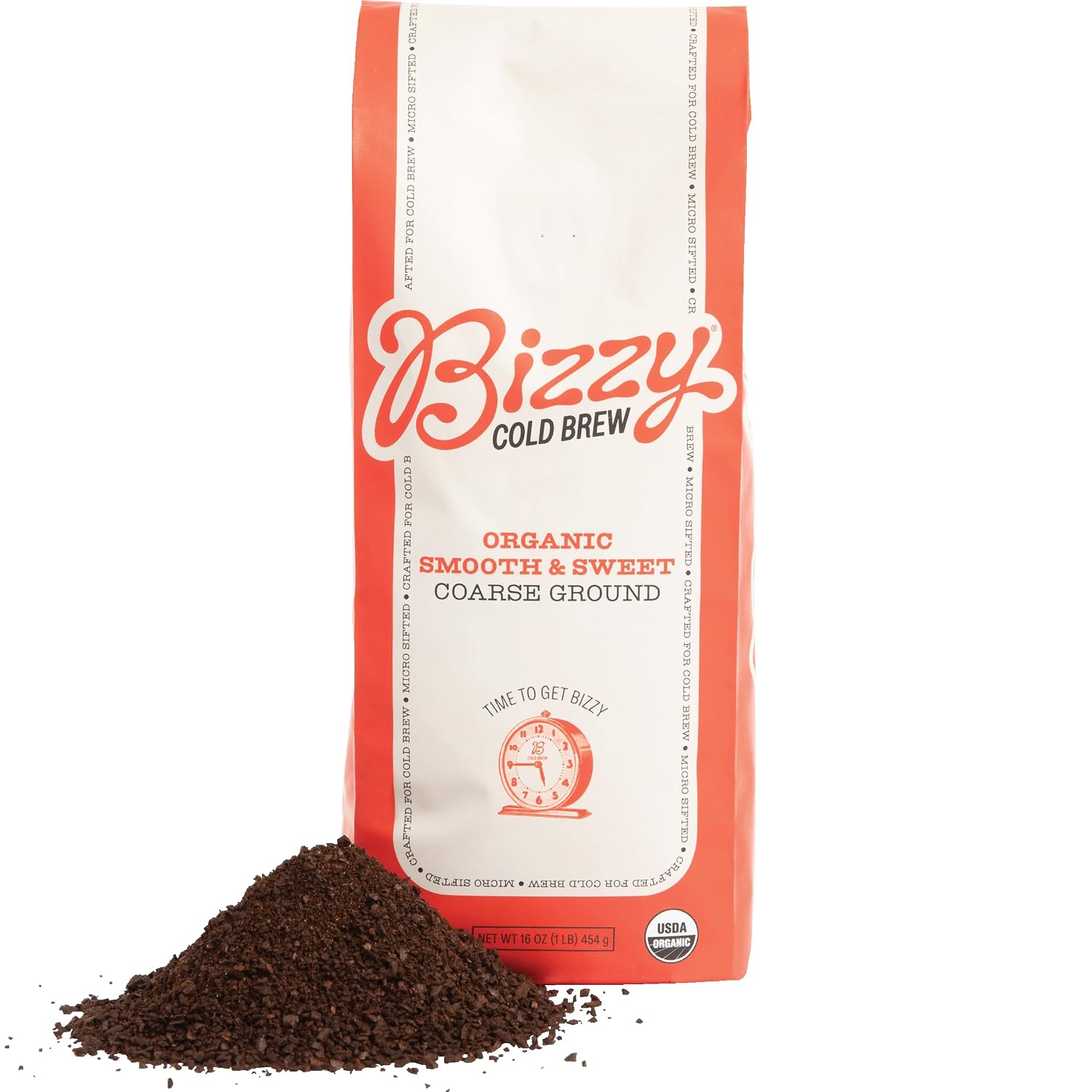 Bizzy Organic Cold Brew Coffee — Smooth & Sweet, 16oz