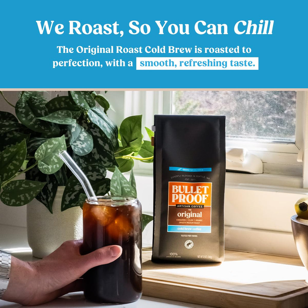 Bulletproof Original Cold Brew Coffee — Medium Roast, 12oz