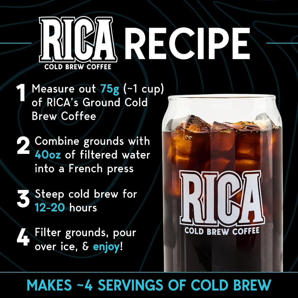 RICA Cold Brew — Mexican Single-Origin Dark Roast, 12oz