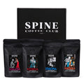 Spine Coffee Club 4-Pack Sampler — Ethiopia, Sumatra, Guatemala &amp; Kenya