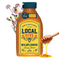 Local Hive Wildflower Raw & Unfiltered Honey – 100% Pure U.S. Honey, 16 oz