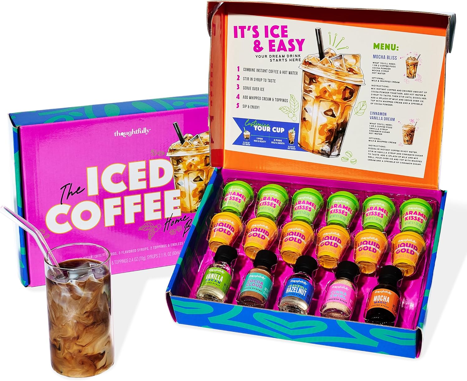 Iced Coffee Barista Bar Gift Set — DIY Coffee Station