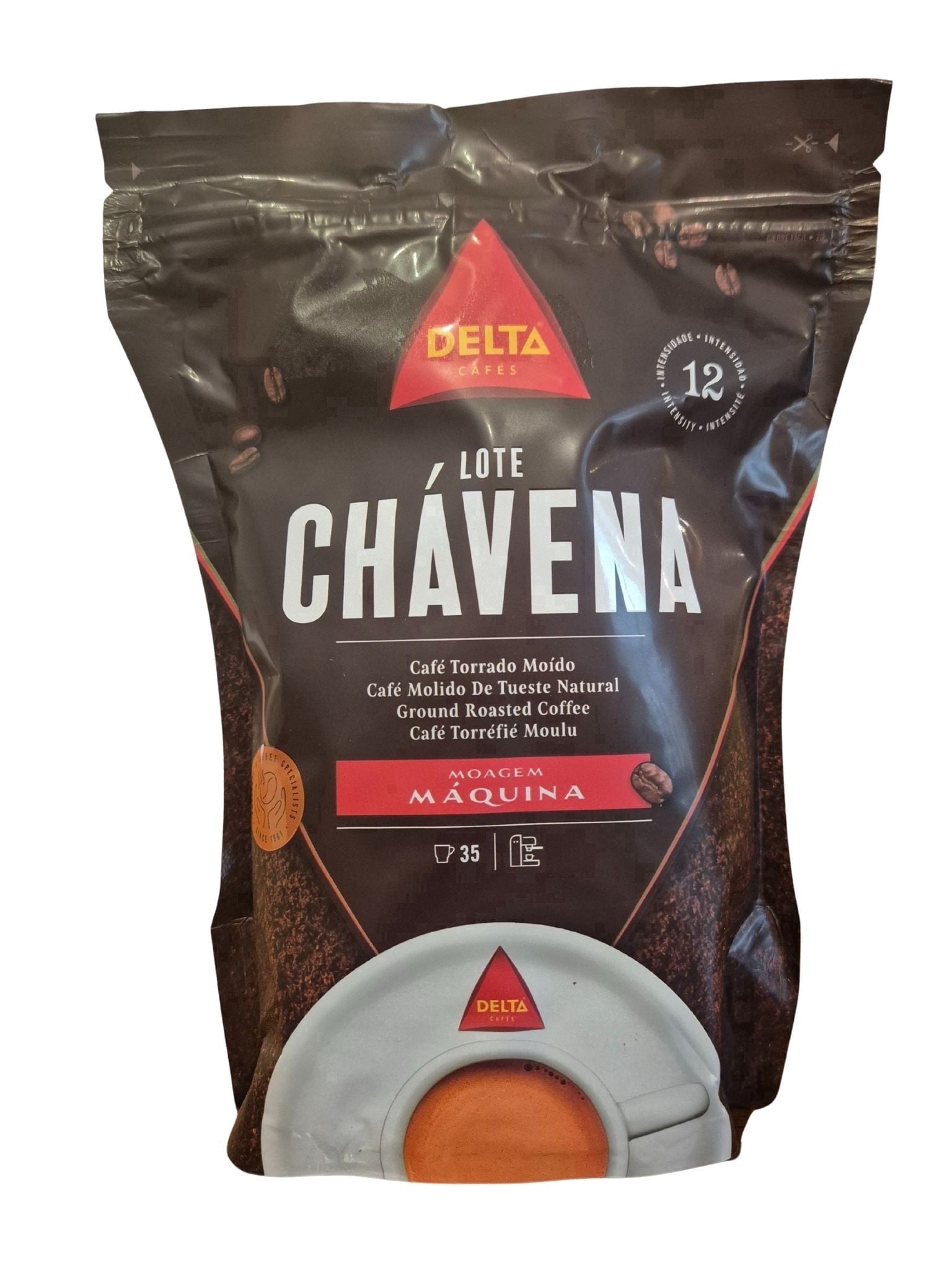 Delta Cafés Espresso Dark Roast Ground Coffee 250g