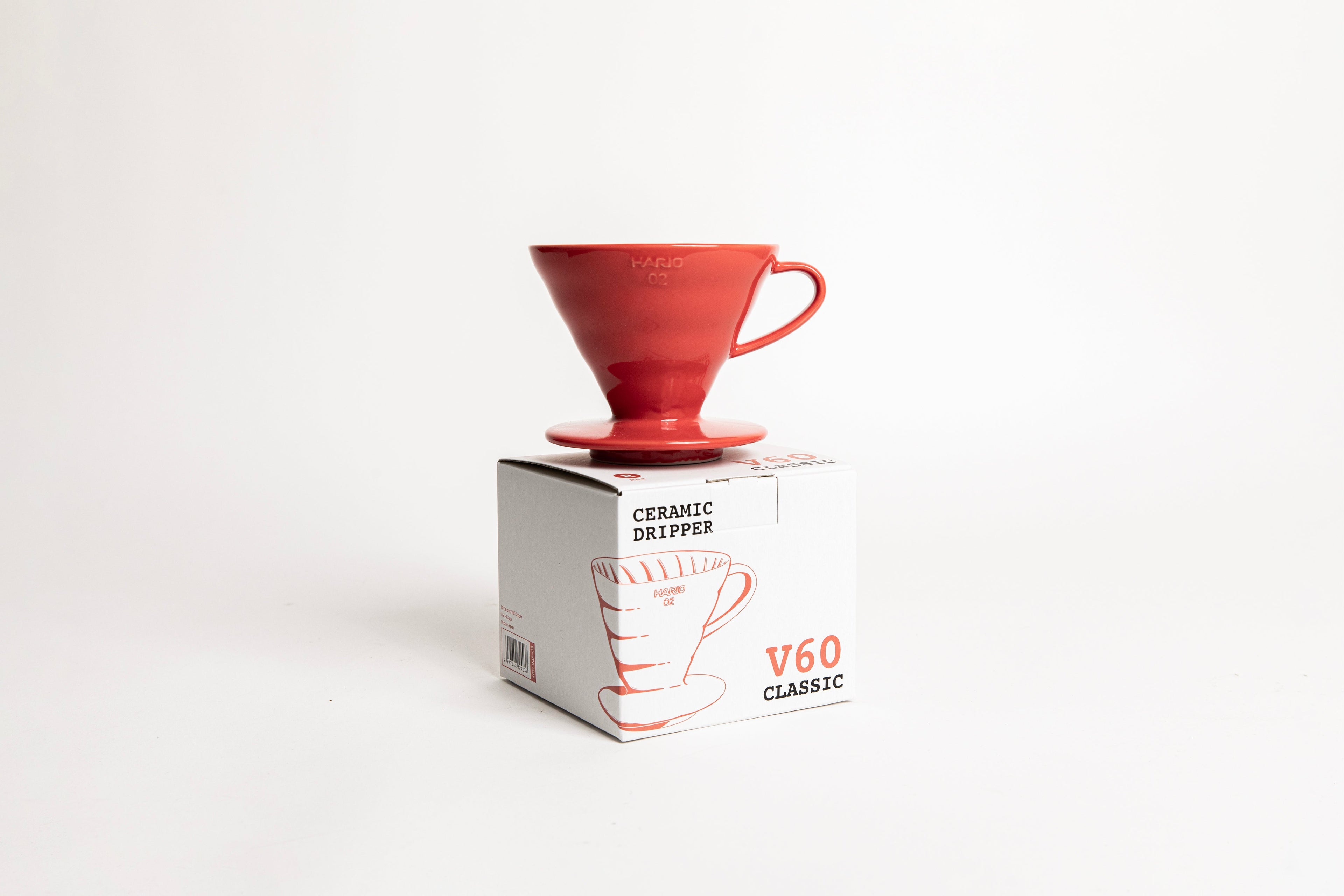 Hario V60 Ceramic Pour-Over Coffee Dripper Size 02