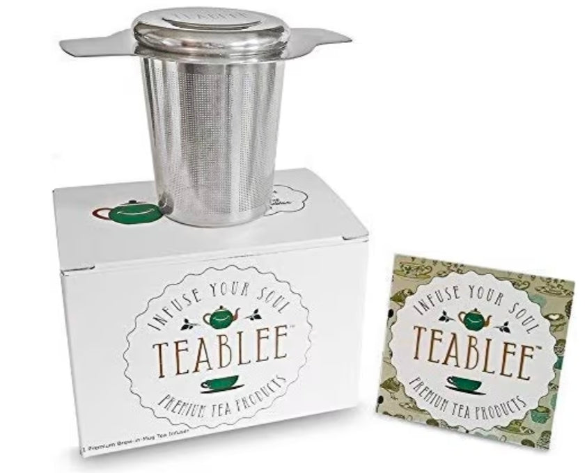 Hiware Fine Mesh Tea Strainer – Stainless Steel Over-Cup Loose Leaf Tea Filter