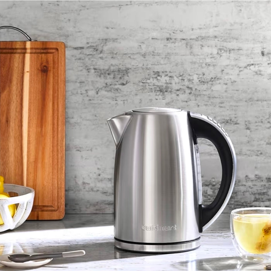 Cuisinart CPK-17 PerfecTemp Electric Kettle – 6 Temperature Presets for Tea & Coffee
