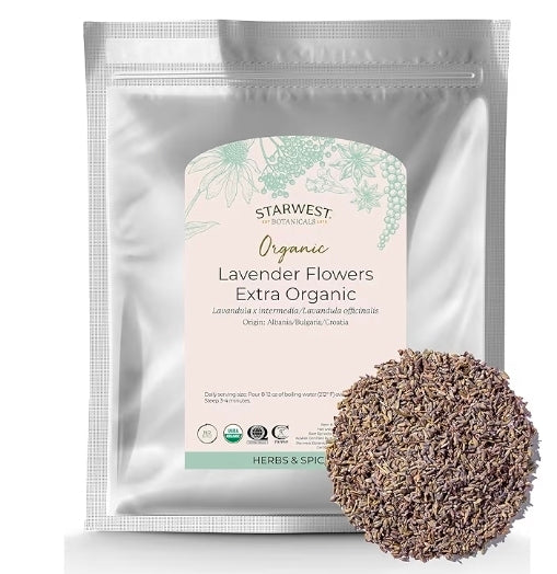 Culinary Lavender Buds – Dried Floral Spice for Lavender Lattes, Earl Grey & Herbal Tea