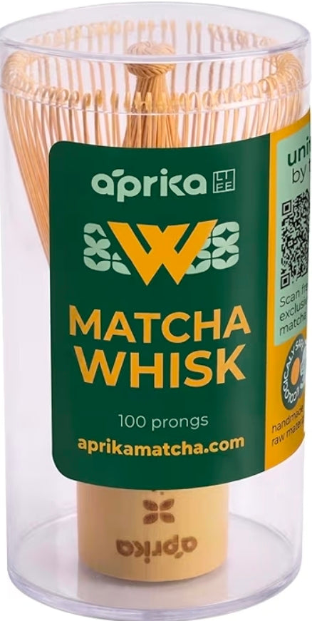 Aprika Life 100-Prong Bamboo Matcha Whisk (Chasen) – Traditional Japanese Tea Stirrer