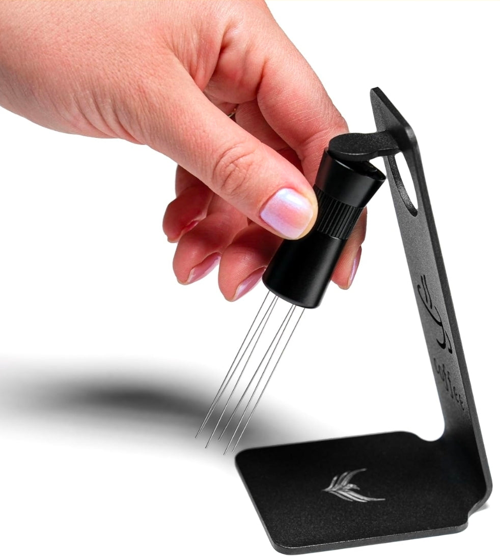 KNODOS WDT Espresso Distribution Tool – Adjustable Needle Coffee Stirrer for Puck Prep