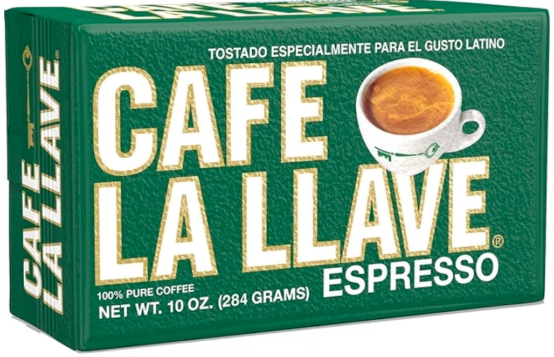 Cafe La Llave Espresso Ground Coffee — Cuban-Style Dark Roast