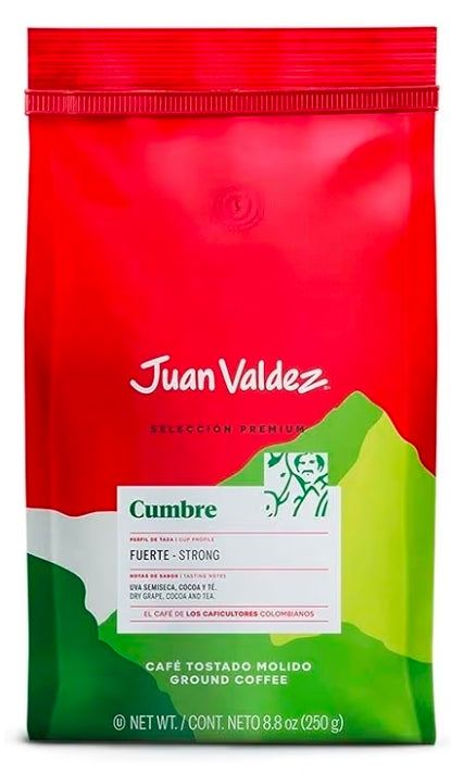 Juan Valdez Cumbre Ground Coffee — 100% Colombian Dark Roast