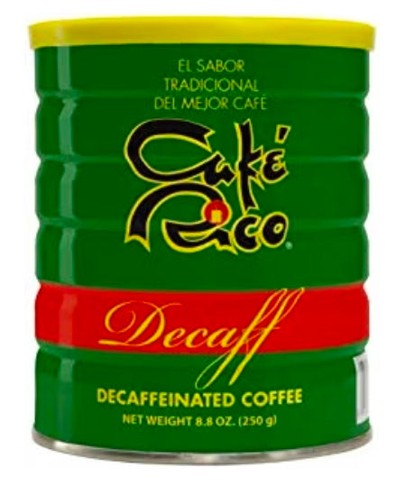 Café Rico Decaf Ground Coffee — Puerto Rico Dark Roast