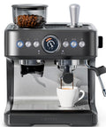 Chefman Crema Deluxe Espresso Machine — Double Boiler & Built-In Grinder