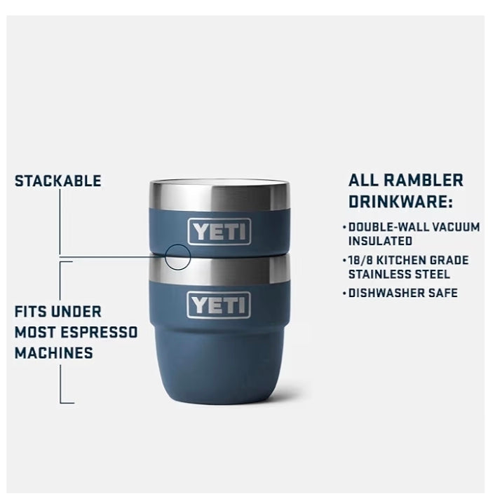 YETI Rambler 4oz Stackable Cup — Espresso Shot Cup