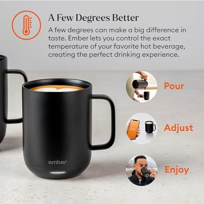 Ember Temperature Control Smart Mug 2 — App-Controlled Heated Coffee Mug