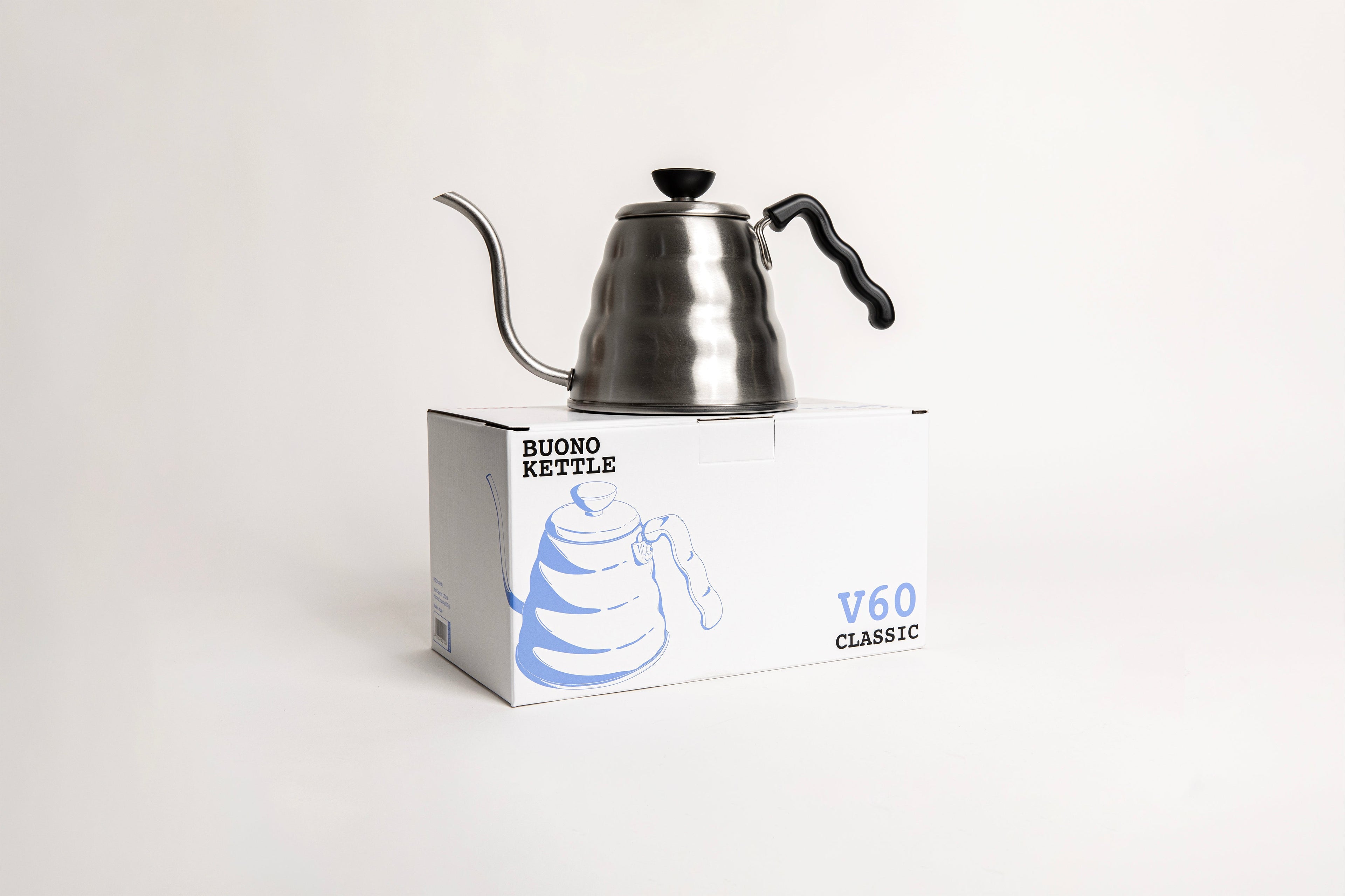 Hario Buono Gooseneck Pour-Over Kettle 1.2L Stainless Steel