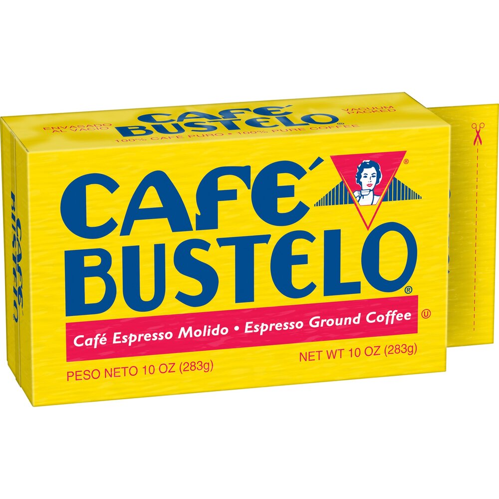 Café Bustelo Espresso Dark Roast Ground Coffee Brick 10oz